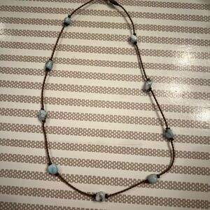Tula Blur Elegant Blue Beaded Necklace